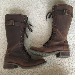 Brown Leather Timberland Boots
